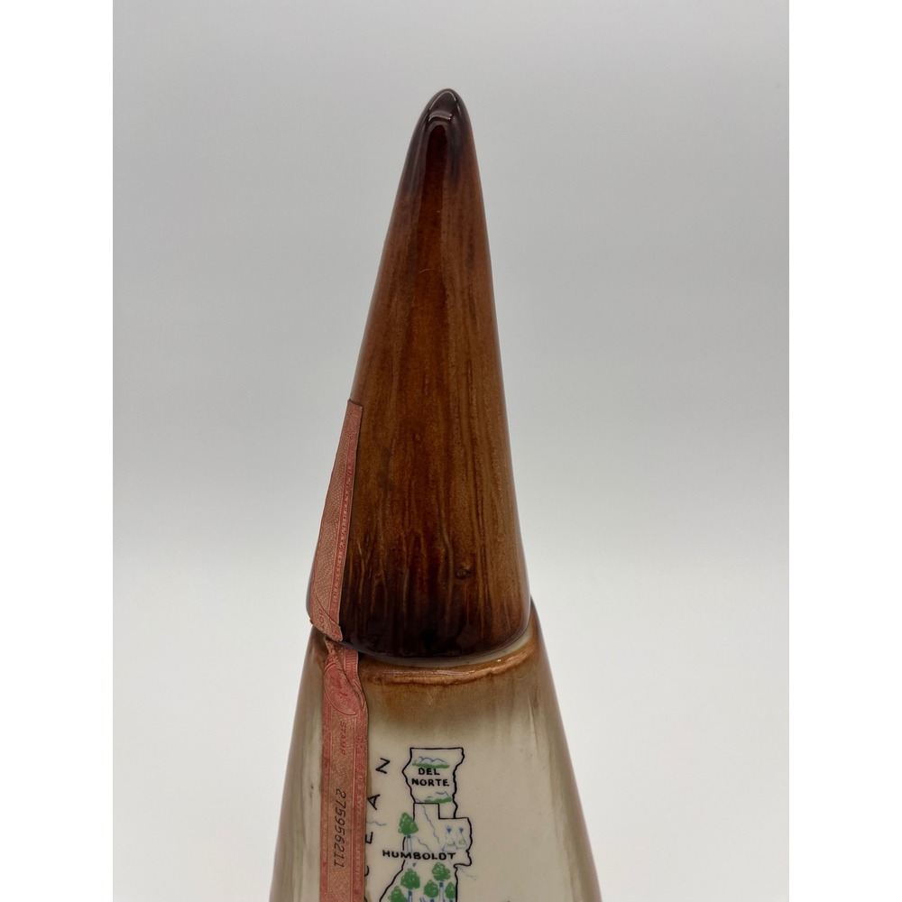 Vintage Jim Beam Redwood Empire California Decanter Ceramic Whiskey Bottle 1960s - Picture 7 of 13